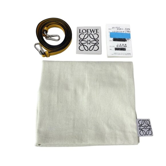 LOEWE Missy Small  Yellow Nappa Leather - Handbag 927-072225 - Picture 14 of 14